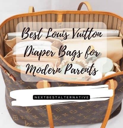 louis vuitton neverfull diaper bag.